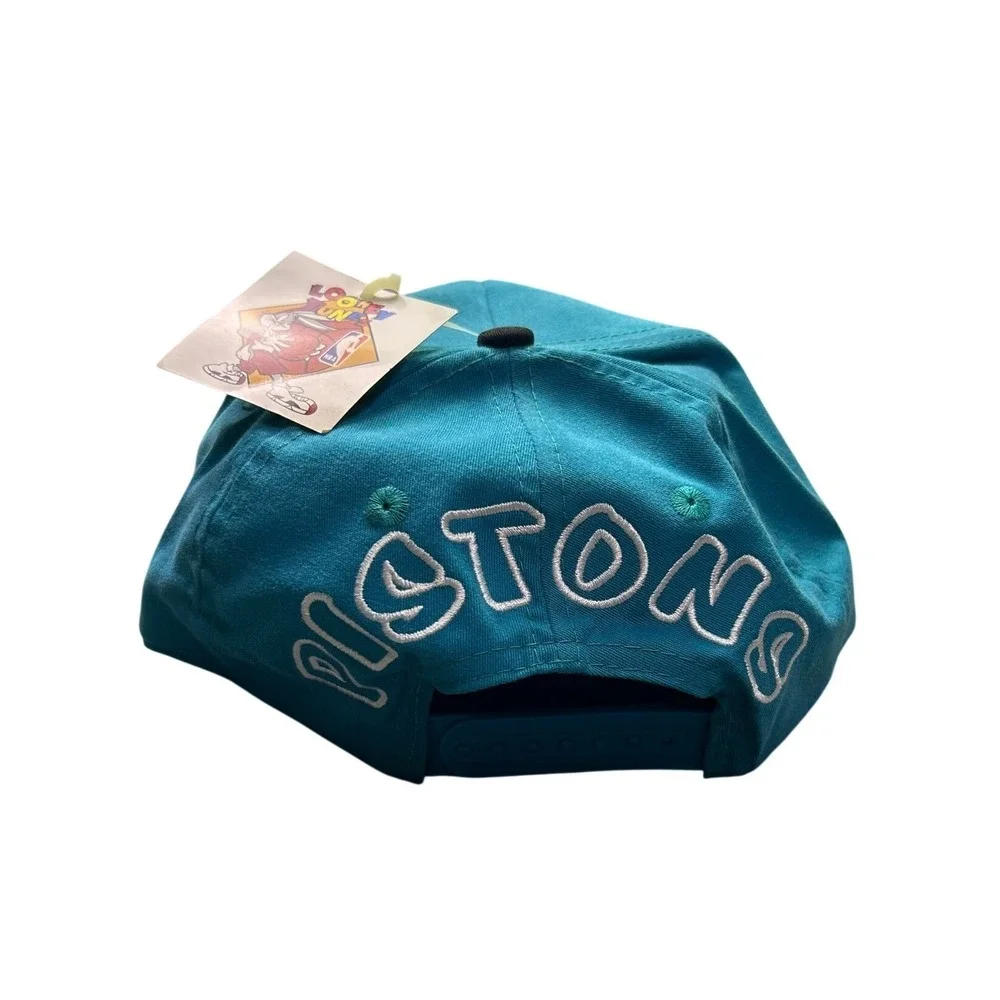 Vintage‎ Looney Tunes Taz Snapback Hat Teal Black Deadstock Warner Bros 90s